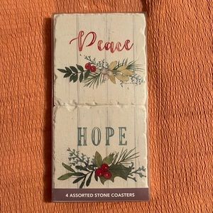 Highland Home Christmas coasters